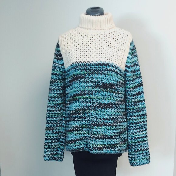 Missioni Oversized Turtleneck Sweater -  Size S/M - Picture 1 of 7